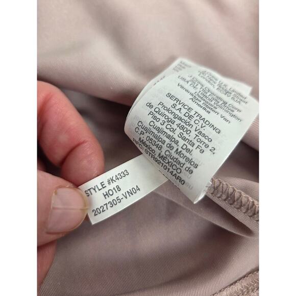 Madewell Velvet Balloon-Sleeve Mini Dress Pink Small Holiday Party - Picture 8 of 9